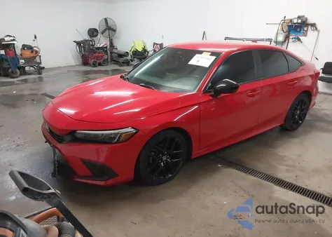 2022 Honda Civic Sport z USA, uszkodzony, nr VIN 2HGFE2F52NH601845